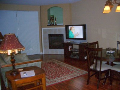 Livingroom with Gas Fireplace
