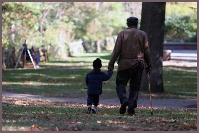 boy and gramps