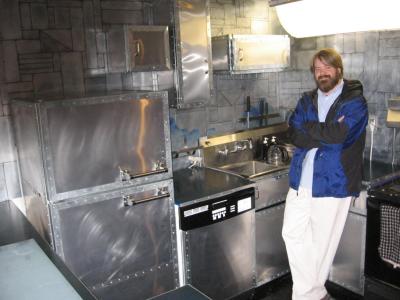 Clark in a Freaky-Deaky Artist's Kitchen