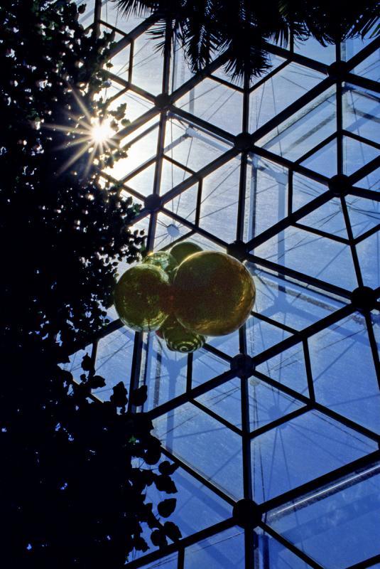 hanging glass balls