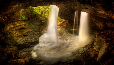 behind the Falls