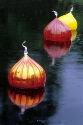 floating glass balls