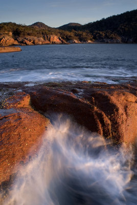 restless water in Happy Bay