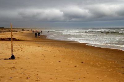 Plage de la Dune du Sud en avant de notre camping