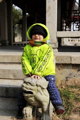 I have a little stone lion