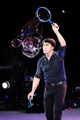 Bubbles linked with another
