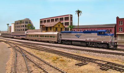 Private excursion train at Norwalk Station.