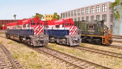 BC Rail C630Ms 703, 702, and 704. Still need to work on 702, and perform LED upgrades to 704.
