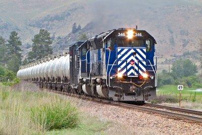 Running the 10th Sub east of Dixon, MT.