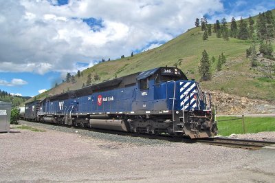 Rounding the bends between Ravalli and Arlee, Mt.