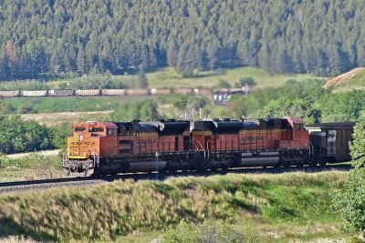 MRL ACe helper set through the headend exhaust. 