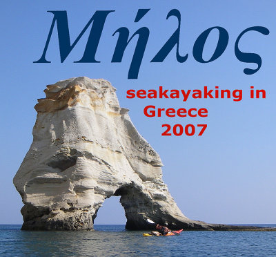 Seakayaking on Milos, Greece