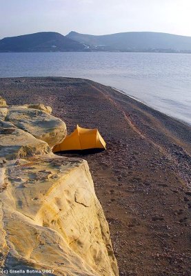 camping site on Poliegos