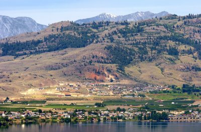 Osoyoos Lake and Mountains