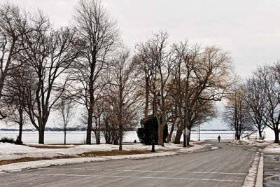On the grounds of the Royal Military College of Canada
