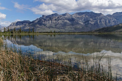 Talbot Lake, with Miette Range behind