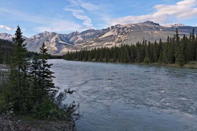 The Athabasca River and the Colin Range