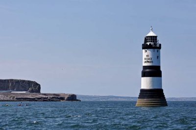 The Penmon Lighthouse, off Black Point, Anglesey