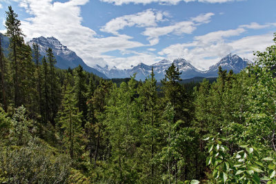 Athabasca Pass, Mount Edith Cavell on the left