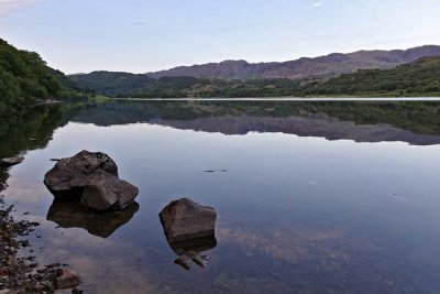 Lake Dinas, on A498, east of Beddgelert