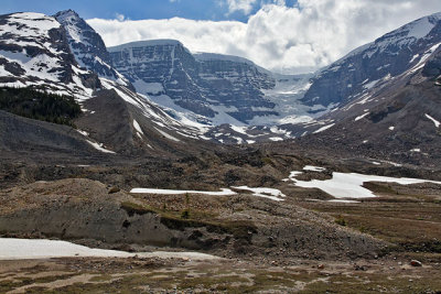 Moraines off the Columbia Icefield
