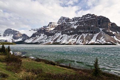 Crowfoot Mountain and Bow Lake