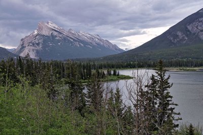 Mount Rundle and Vermillion Lakes