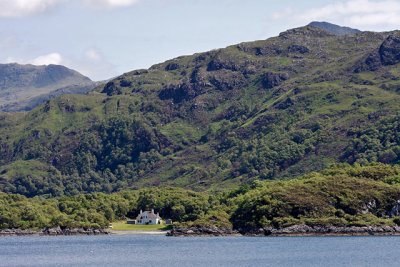 Lochside living, on Loch Nan Uamh