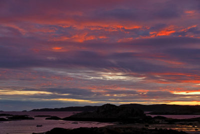 Sunset at Fidden Farm, Fionnphort