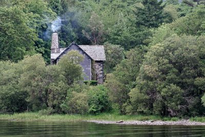 A cottage on Ullswater Lake