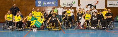 Basket sobre ruedas