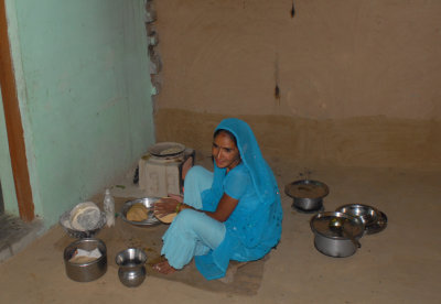 Cooking Chipati 