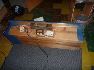 DIY aquarium light fixture with two 175 metal halide