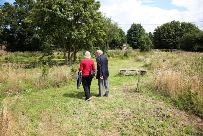 Judges walking freely around the project.