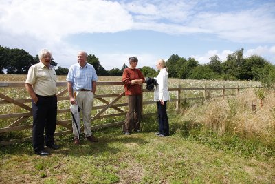 Discussing the finer details of the project.