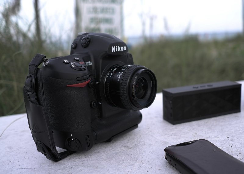 MY Nikonjambox and iphone at the beach.jpg