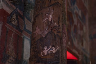 the painting over the pillar No.1