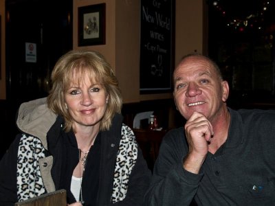 Brig and Peter at the Swan
