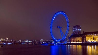 The London Eye at night