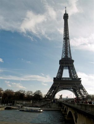 Eiffel Tower across the Seine
