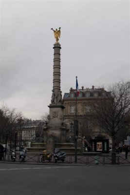 Paris Fountain and Column