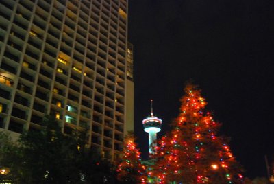 Tower of Americas and Our hotel