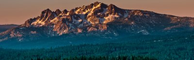 Sierra Buttes - Ablaze at Sunrise