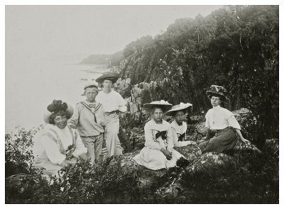Sommergruppebillede ca. 1908
