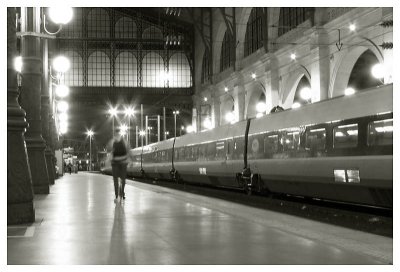 Solitude on a Platform
