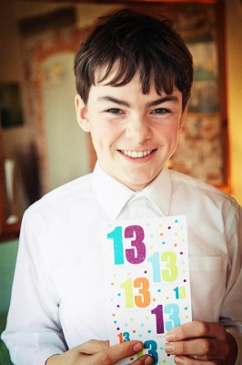 15 March - Alex is THIRTEEN