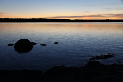 Sunset from the island