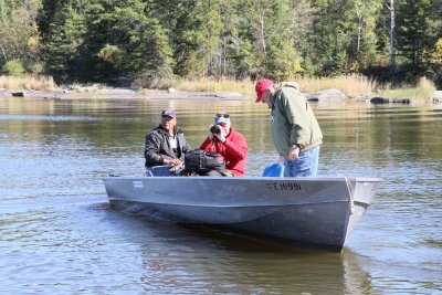 Bruce and Pete heading out for fish with teeth!