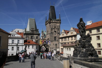 View of Lesser Quarter from Charles Bridge