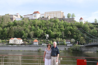 Fortress Veste Oberhaus on the hill